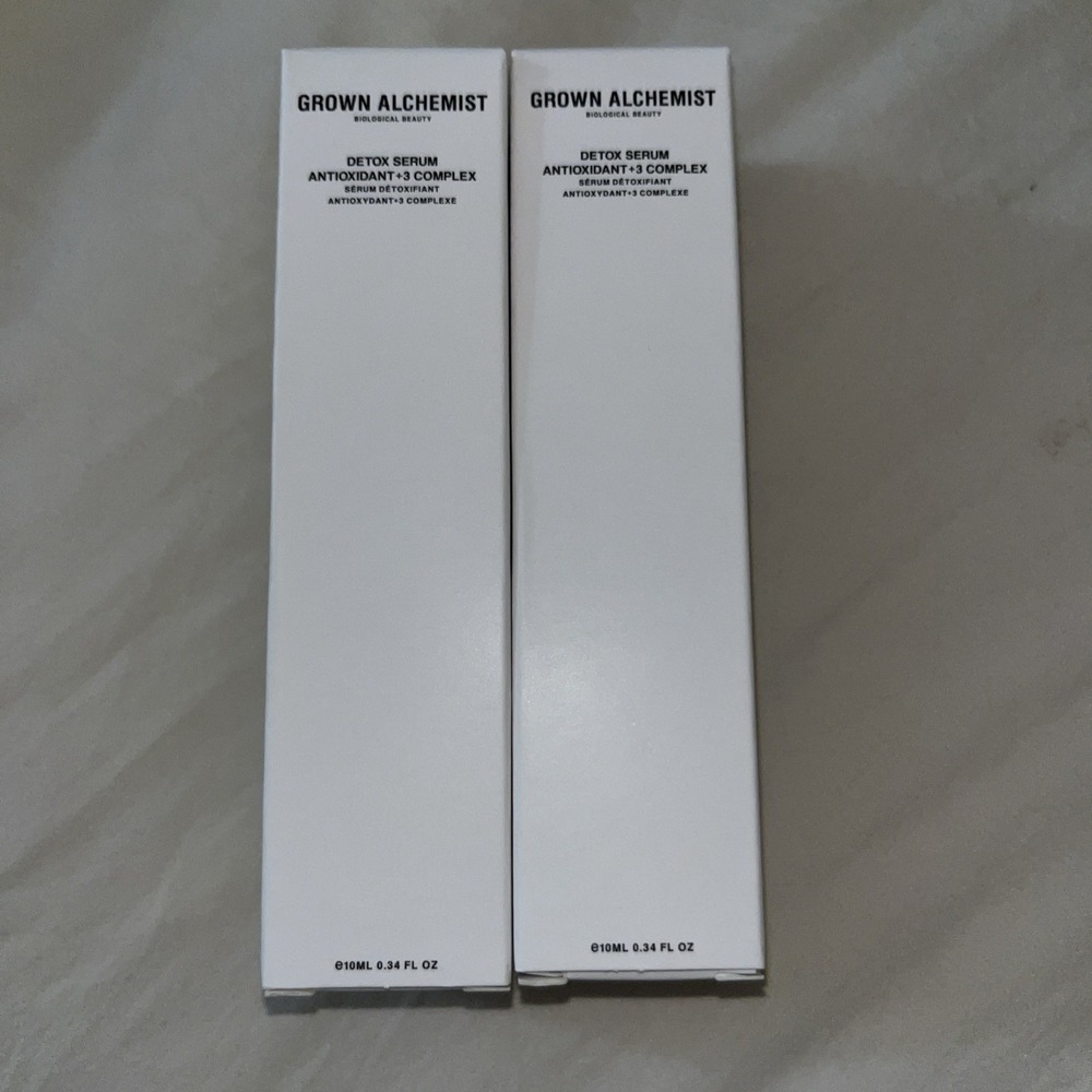 Grown Alchemist Detox Serum Antioxidant +3 Complex 0.34 oz Sealed Travel Sz.
